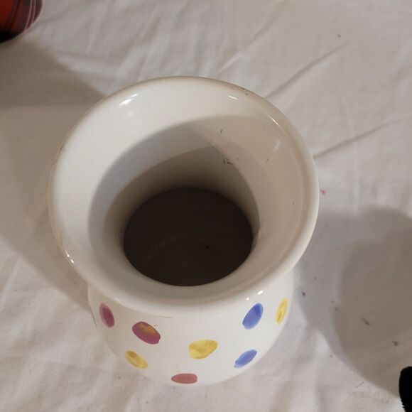 3 Cermaic Pieces 2 Mugs & Vase W/ Plush - Picture 14 of 16